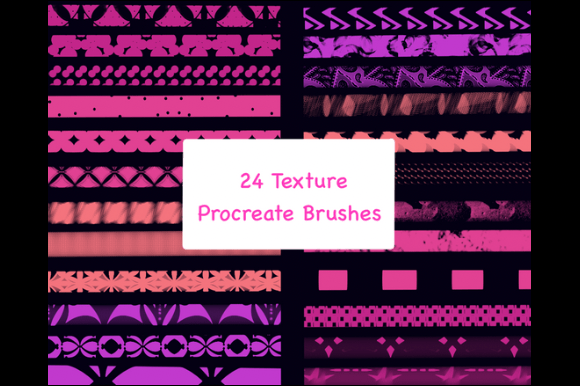 24 Procreate Texture Brushes: A Creative Toolkit