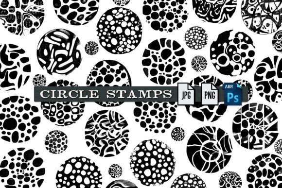 Circle Stamp Brushes and Graphics Guide