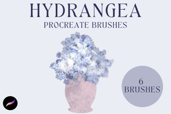 Elevate Design with Hydrangea Procreate Brushes