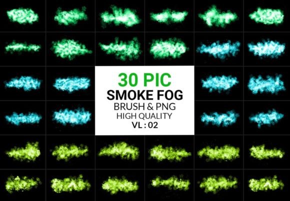 Elevate Designs with Fog Brushes PNG