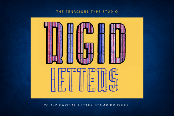 Evaluating Rigid Letter Stamp Brushes for Procreate