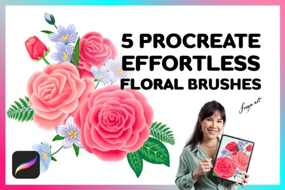 Floral Brushes Procreate: Elevating Digital Botanical Art with Effortless Tools