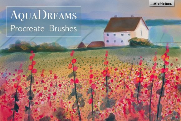 Master Digital Watercolor with Aqua Dreams Brushes