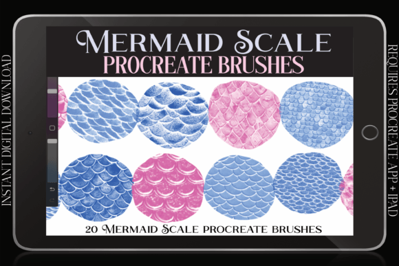 Mastering Texture and Consistency with Vol. 2 Procreate Scale Mermaid Brushes