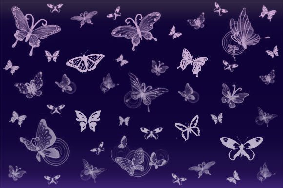 Transform Your Digital Art with 14 Pretty Butterfly Photoshop Brushes